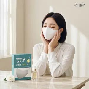 닥터퓨리 비말차단 마스크 새부리형 KFAD 중형 화이트 25매