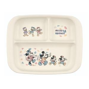 [2개구성] 스케이터 미키 프렌즈 베이비 아동 어린이 유치원 식판 NWB84ABA