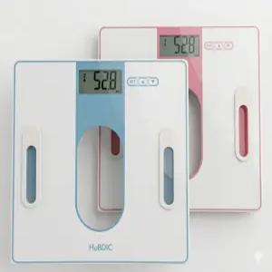 휴비딕 체지방 체중계 체수분 근육 골량 기초대사량 측정 HBF-100 (블루/핑크)