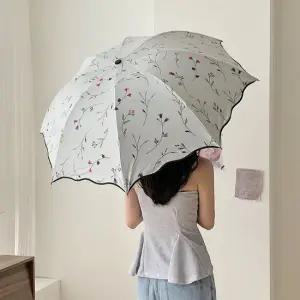 웨이브플라워 거꾸로 양산 UV 자외선차단 암막 가벼운 미니 초경량 양우산 우양산