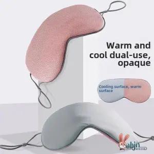 여성용 아이 마스크 양면 빛 차단 편안한 수면 보조 귀걸이형 가벼운 무게 압력 없음