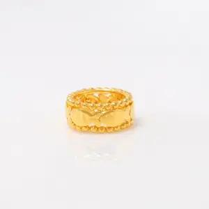 여자 순금 펜던트 원통 메달 물고기 [바렐 피쉬]