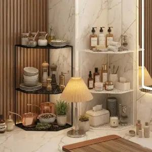 메쉬 수납 주방 욕실 거실 틈새 코너 수납장 선반