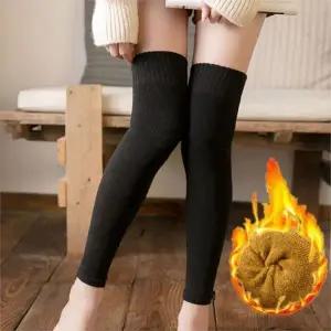 [다잇템]여자 레그 워머 종아리 하프 스웨터 롱 스타킹_P339337000