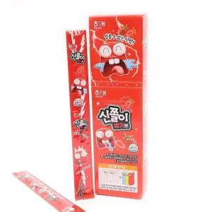 해태 신쫄이 딸기맛 24g 1타 20개입/젤리/후르츠/사우어/간식/쫀드기/개별/포장/사워벨트/줄줄이/어린이