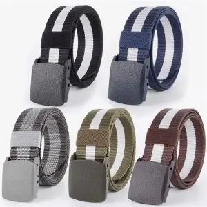 [다잇템]남자 캐쥬얼 투라인 프레피 데님팬츠 벨트_P340237332