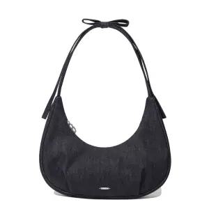 커버낫 여성 숄더백 클로버하트 플랫 리본 인디고 다크 AS857915