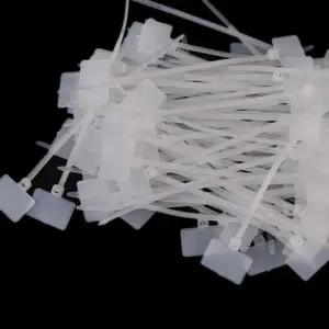 100개 전선 태그타이 선정리 케이블 충전기 컴퓨터선 네트워크 잠금 지퍼