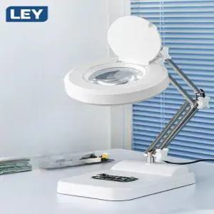 탁상 돋보기 30배 확대경 데스크탑 휴대용 스탠드 독서용 렌즈