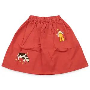 [보보쇼즈] 키즈 팜 어드벤처 미디 스커트(레드) B126AC081 611