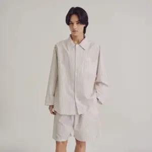 [갤러리아] [오르시떼] 남녀공용 H319 프라터그레이 긴소매+5부팬츠 파자마 세트