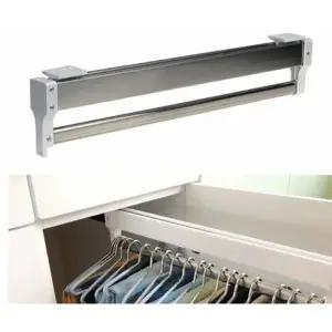 (색상 A)옷장 슬라이드 행거 옷걸이 확장