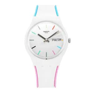 [스와치] 남녀공용 EDGYLINE 우레탄 손목 시계(GW708)