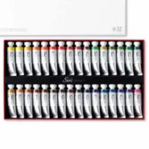 수채화 KV62QY21 물감 32색 15ml 물감세트 수채물감학생용