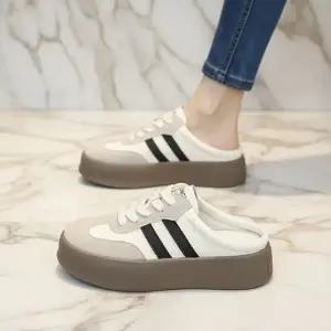 CCS7EFC여성용 편안한 통굽 뮬 스니커즈 미끄럼 방지 신발