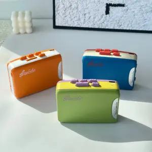 레트로 바인 박스 휴대용 카세트 플레이어 워크맨 경량