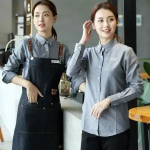 카페 유니폼 바리스타 셔츠 홀 서빙 베이커리 단체복