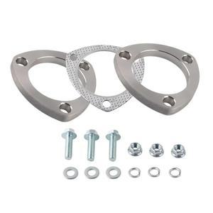 스테인레스 스틸 배기 머플러 용접 플랜지 연결 조인트 가스켓 포함 3 볼트 호환 2/2.5/3 인치