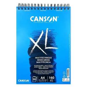 캔손 VI51KO56 XL Mixed media 스프링스케치북패드 A4 160g