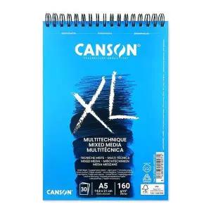 캔손 PP68BS25 XL Mixed media 스프링스케치북패드 A5 160g