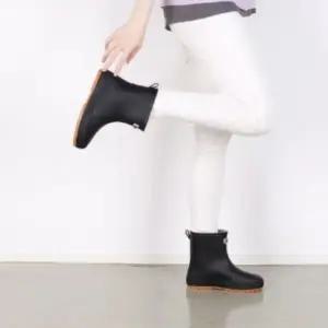 |CCS7EDD|여성용 비 오는 날 필수 방수 발목 고무 숏 레인부츠