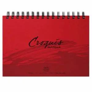드로잉 AC14ZM85 스케치북 A5 80매 (레드) 펜그림 드로잉스케치북
