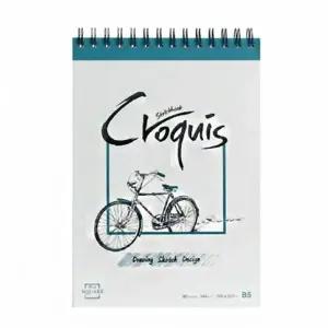 아트스퀘어 TC26CW88 크로키 노트 B5 CG06 105g 80매 그린 2개