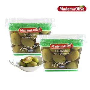 [보라티알] 마다마 냉장 그린 자이언트 할키디키 올리브 480g x 2개