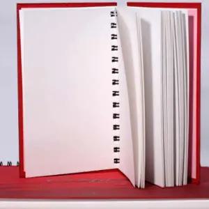 드로잉 RO38JX10 스케치북 B6 80매 (레드) 대용량스케치북 스케치북대용량