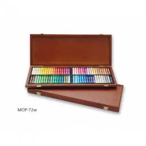 문교 QL70EA68 오일파스텔 72색 (나무케이스)