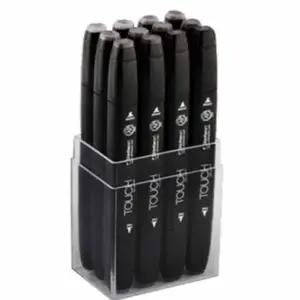 트윈 JX75XD89 마카펜 12색 (웜그레이) 마커펜 컬러마카