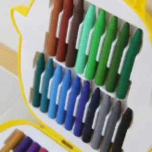 손에 IY60TA46 묻지않는 크레용 36색 아기크레용 크레파스문구