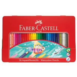 115931 EV96FV19 파버카스텔 수채 색연필 36색 케이스 틴