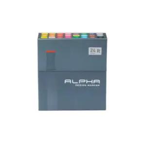 알파 QS66SG28 디자인마카 24색 세트R