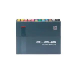 알파 UL21LD48 디자인마카 36색 세트