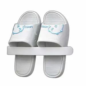 (옵션 화이트)욕실화 실내화 거치대 걸이 슬리퍼거치대 욕실슬리퍼걸이 수건걸이 슬릿바 욕실실내화걸이 슬