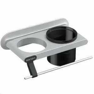 ( )드라이기거치대 2구 그레이 화장실벽선반 드라이걸이거치선반 화장실정리대 무타공드라이기거치대 드라