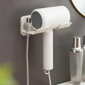 ( )벽걸이 드라이기 거치대 선정리 무타공 드라이기 거치대 수납 욕실