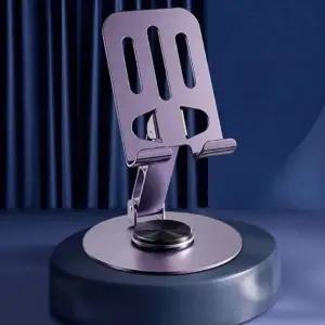 ( )회전 핸드폰거치대 퍼플 침대휴대폰거치대 폰받침대 귀여운핸드폰거치대 소형