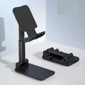 ( )스마트폰 거치대 블랙 소형 침대휴대폰거치대 스마트폰고정대 탁상용휴대폰거치대