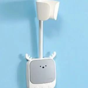 ( )헤어 거치대 화이트 무타공드라이기거치대 헤어드라이어걸이 드라이걸이거치대 헤어드라이기거치대 욕실