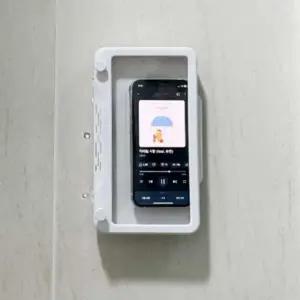 ( )욕실 핸드폰거치대 화이트 주방스마트폰거치대 샤워실폰거치대 주방핸드폰거치대 화장실핸드폰거치대 샤