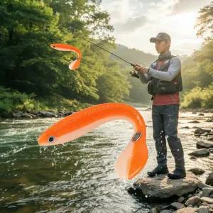 생동감 싱킹 미꾸라지 웜 10cm 6g 5p세트 민물 루어 낚시 미끼