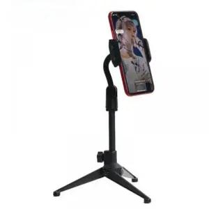 (색상 블랙)360도회전 여행용 촬영용 휴대폰 거치대 스탠드형