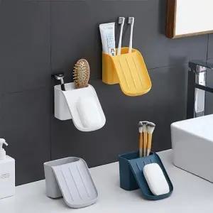 칫솔꽂이 비누거치대 듀얼 HND