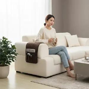 소파 팔걸이 리모컨 수납함 거실 사이드 테이블 포켓 정리 케이스 거치대