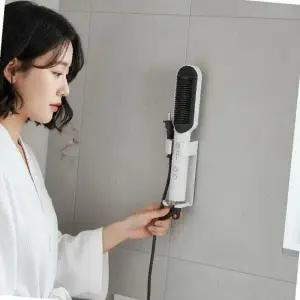 대형 고데기 거치대 벽걸이형 알루미늄 고온 안전 수납 홀더 정리대