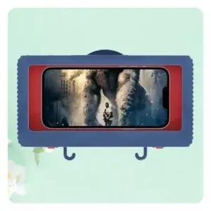 화장실 휴대폰 원터치 커버 폰 핸드폰 거치대 벽