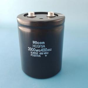 호환  제품 400VDC 3900UF HICON 전해 콘덴서  상자에 들어있어  발행