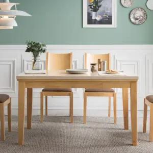 [ENEX]NEW 에렌 내추럴 4인용 대리석 식탁 (의자제외)